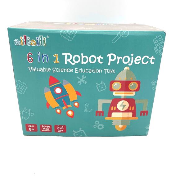 Ailiaili Other - Ailiaili 6 in One Robot Project Stem Kit Model: Stem-01 NIB Ages 8+